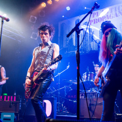 Punkkonzert im Knust mit den Hamburger Punkbands Razzia, Art Of Tin Toys, Plastic Propaganda